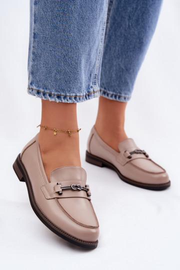 Mokassins für Damen Haut Vinceza 18132 Beige 2