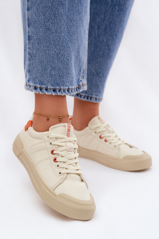 Freizeitschuhe Big Star NN274445 Memory Foam System Beige