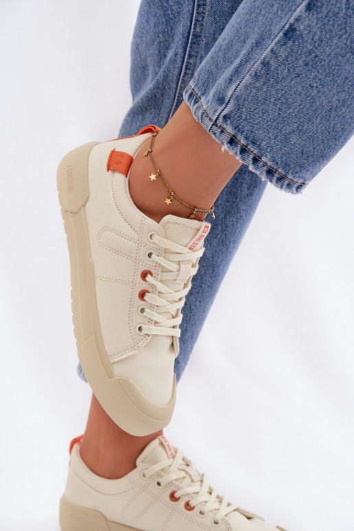 Freizeitschuhe Big Star NN274445 Memory Foam System Beige