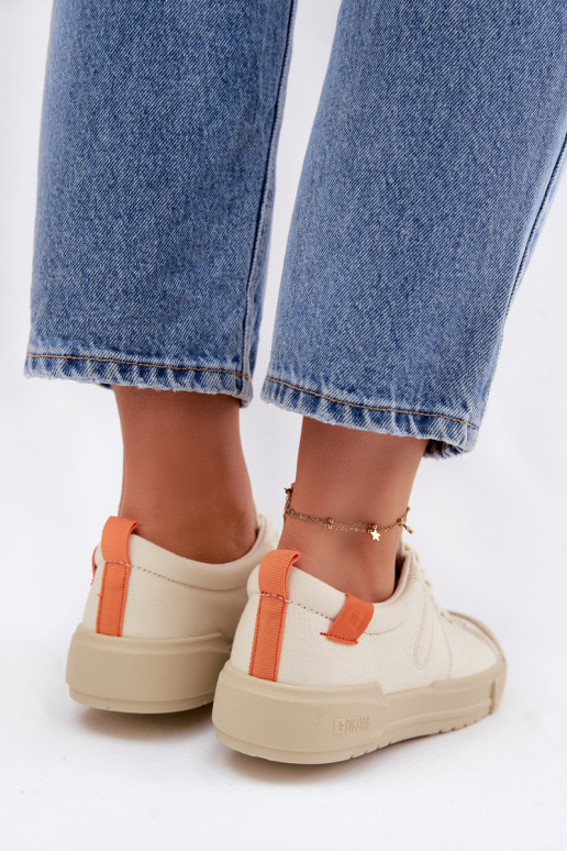 Freizeitschuhe Big Star NN274445 Memory Foam System Beige