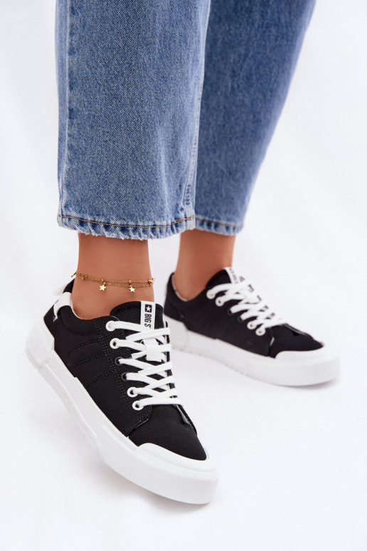 Freizeitschuhe Big Star NN274446 Memory Foam System schZuarze Farbe