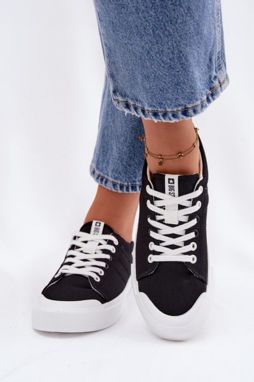 Freizeitschuhe Big Star NN274446 Memory Foam System schZuarze Farbe