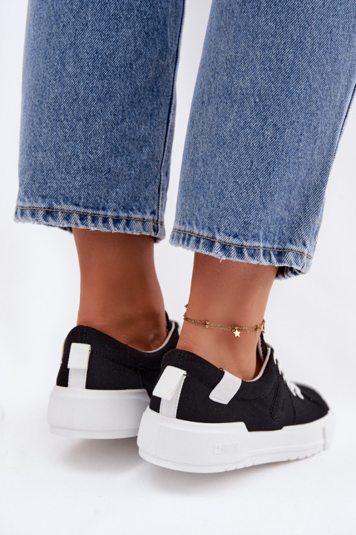 Freizeitschuhe Big Star NN274446 Memory Foam System schZuarze Farbe