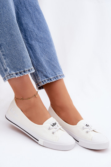 Sportliche Freizeitschuhe Lee Cooper LCIN-26-31-4356 weiß