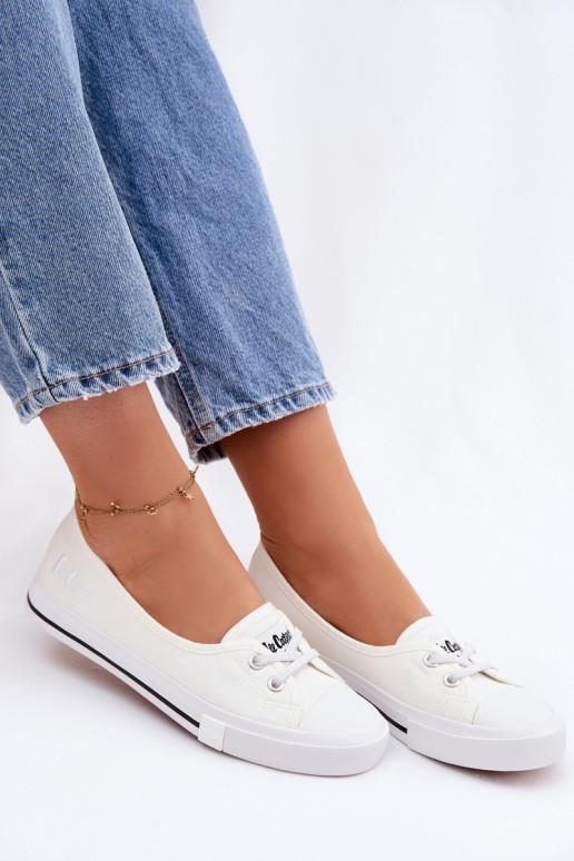 Turnschuhe Freizeitschuhe Lee Cooper LCIN-26-31-4356 Zueiße Farbe