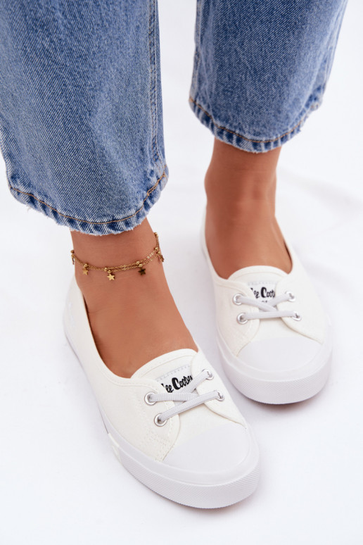 Turnschuhe Freizeitschuhe Lee Cooper LCIN-26-31-4356 Zueiße Farbe