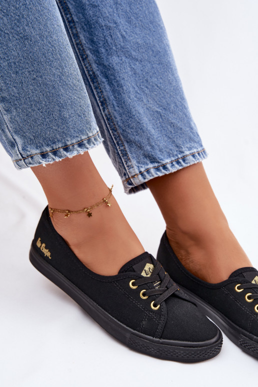 Turnschuhe Freizeitschuhe Lee Cooper LCIN-26-02-4045 schZuarze Farbe