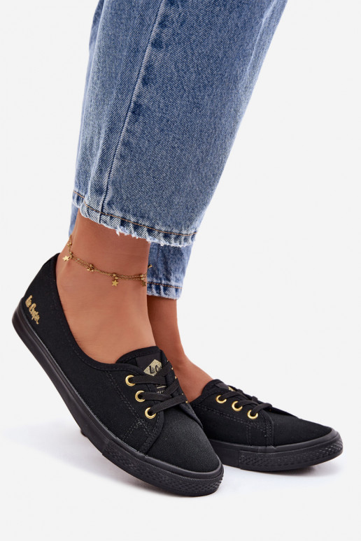 Turnschuhe Freizeitschuhe Lee Cooper LCIN-26-02-4045 schZuarze Farbe