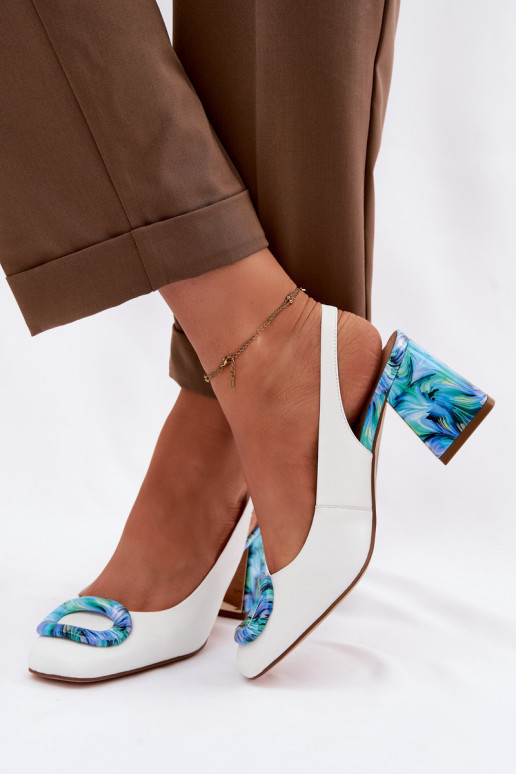 Haut Damen-Sandalen mit hohen Absätzen mit Schnallen D&A LZ61-2010 Zueiße Farbe