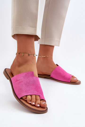 Feminin INildlederpantoffeln Hausschuhe pinke Farbe Amite 2