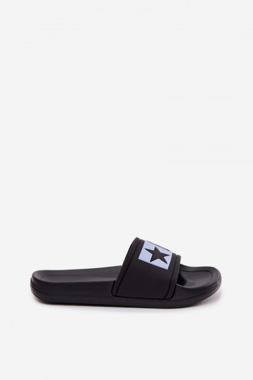 Hausschuhe Kindisch Big Star TT374A003 SchZuarz und-blaue Farbe 2