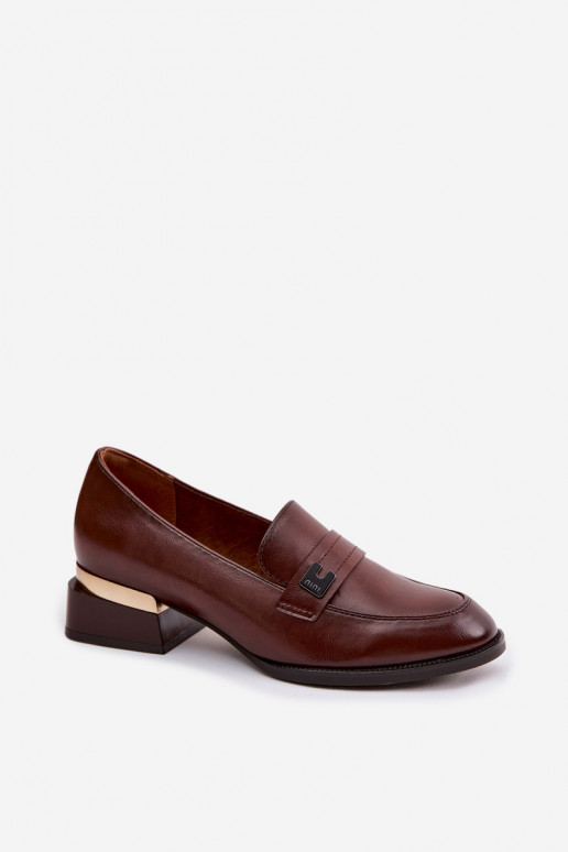 Schuhe Feminin Klocke Vinceza 58625 braune Farbe