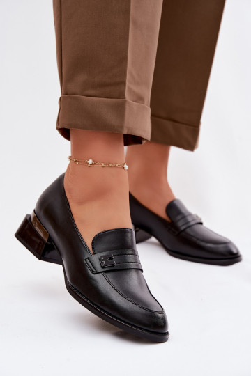 Schuhe Feminin Klocke Vinceza 58625 schZuarze Farbe 2