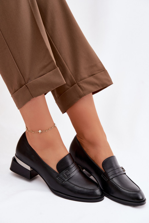 Schuhe Feminin Klocke Vinceza 58625 schZuarze Farbe