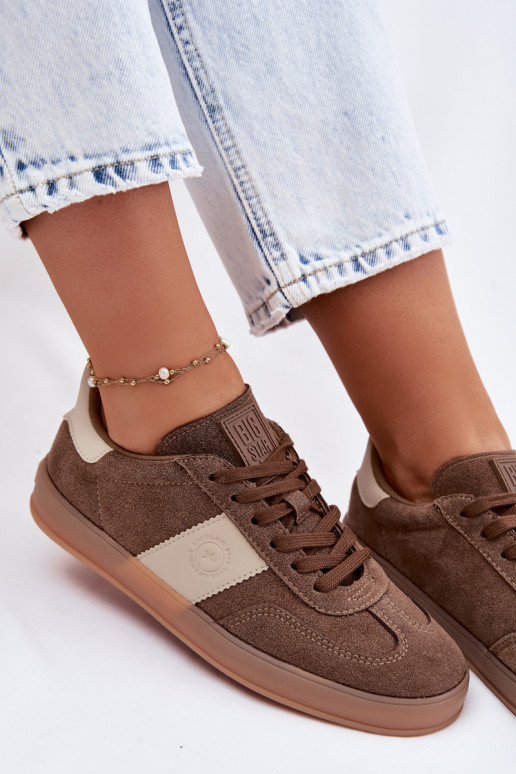 Sneakers Stilvollllschuhe Feminin Big Star TT274116 braune Farbe