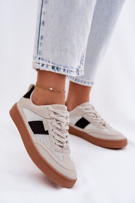 Sneakers Stilvollllschuhe Feminin Big Star TT274758 graue Farbe