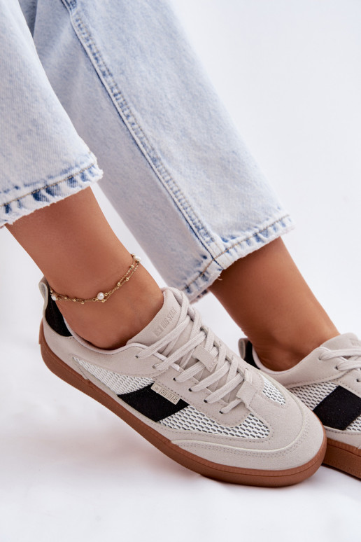 Sneakers Stilvollllschuhe Feminin Big Star TT274758 graue Farbe