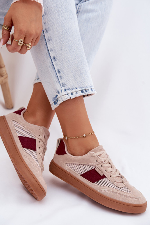 Sneakers Stilvollllschuhe Feminin Big Star TT274760 pinke Farbe