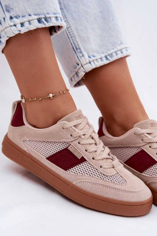 Sneakers Stilvollllschuhe Feminin Big Star TT274760 pinke Farbe