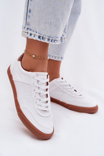 Sneakers Stilvollllschuhe Feminin Big Star TT274366 Zueiße Farbe 2