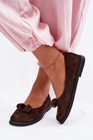 Haut aus INildleder Schuhe Feminin Zazoo 379 CzekoladoZue 2