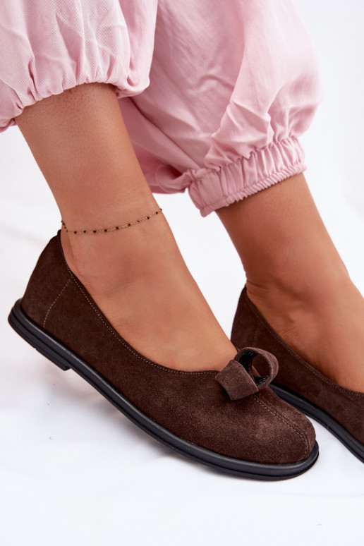 Haut aus INildleder Schuhe Feminin Zazoo 379 CzekoladoZue