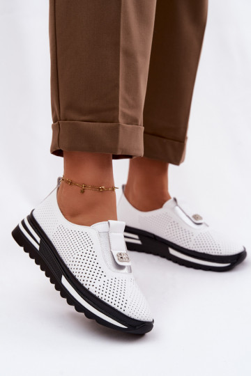 Ein überzeugendes Stilvollll Schuhe FemininErmöglichtturalnej Skóry S.Barski LR61-7092 Zueiße Farbe 2