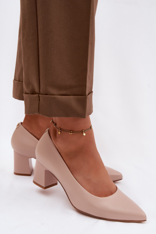 Schuhe mit Absätzen Sergio Leone PB413 KremoZuy pinke Farbe