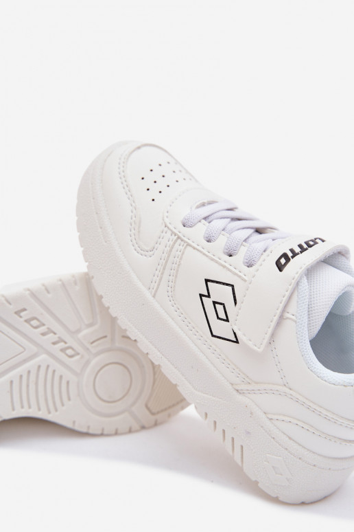 Sneakers Stilvollllschuhe Kindisch mit Klebeverschlüssen LOTTO GROOVIN 2600131K Zueiße Farbe
