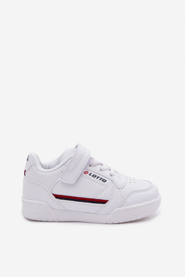 Kinder Sportschuhe LOTTO NANDU 2600310K mit Klettverschluss in weißer Farbe 2