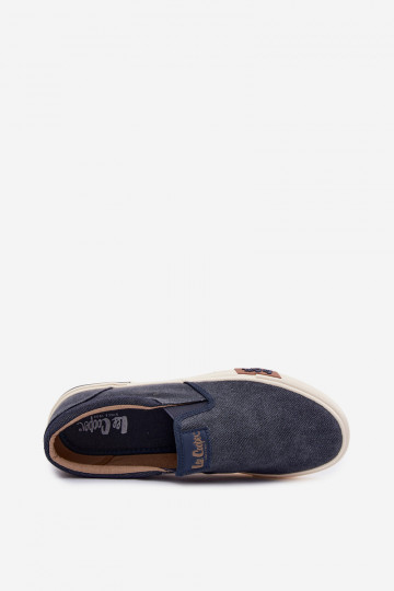 Herren Freizeitschuhe Lee Cooper LCIN-26-02-4088 Slip On in dunkelblauer Farbe 2