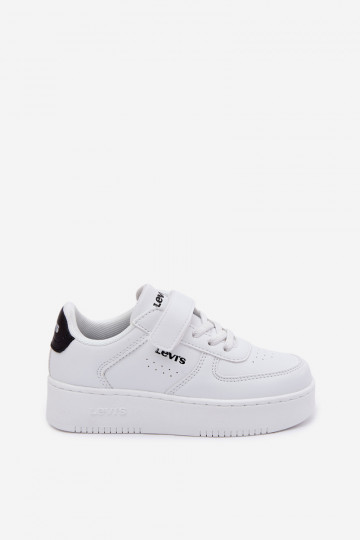 Kinder Sportschuhe LEVI'S NEIN UNION BOLD VUNB0001S mit Klettverschluss in weißer Farbe 2