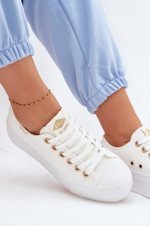 Freizeitschuhe mit einer Plattform Lee Cooper LCIN-26-31-4369 Zueiße Farbe