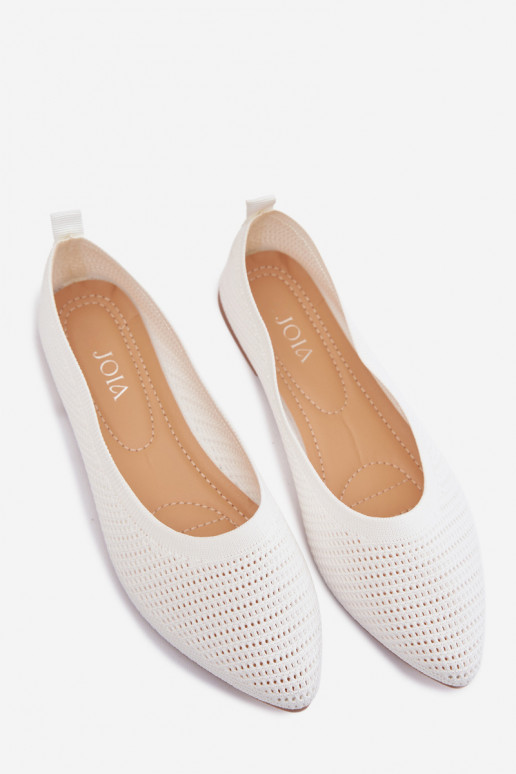 Netz Ballerinas aus Stoff Feminin Zueiße Farbe Sarina