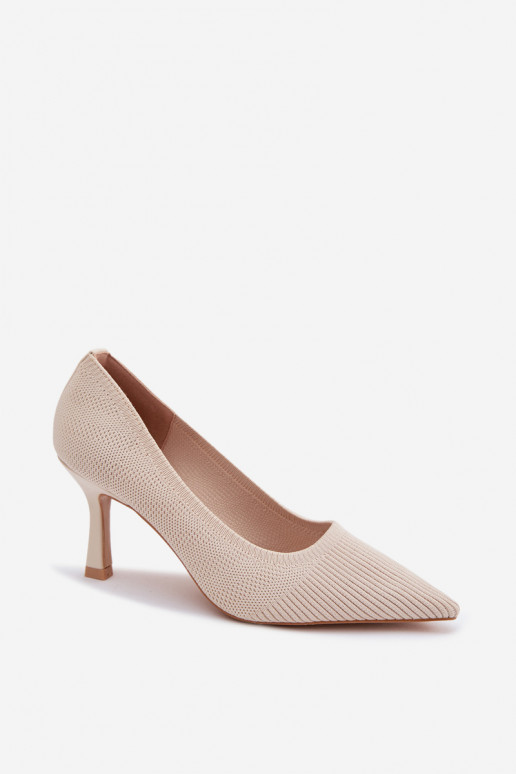  hochhackige Schuhe Schuhe Beige Lelissey