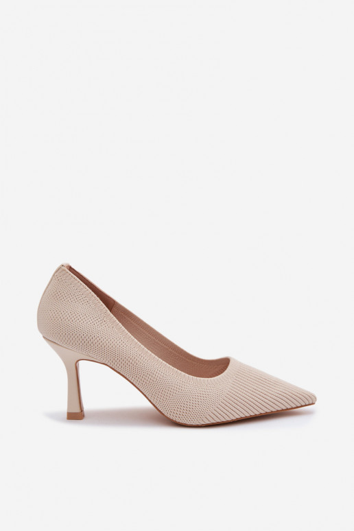  hochhackige Schuhe Schuhe Beige Lelissey