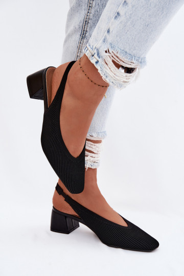 Damen Sandalen in Schwarz mit Absätzen Tai turircelle