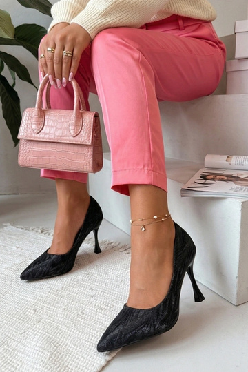 Damen schwarze High Heels... 2