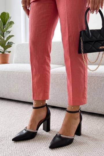 Schwarze Schuhe mit Zirkonia Madeleine 2