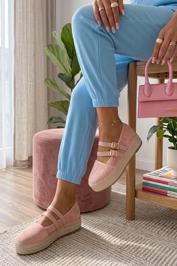 Rosa Espadrilles auf... 2