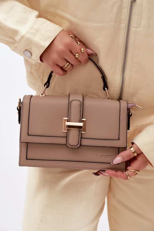 Handheld Briefträger DunkelBeige Nelsera