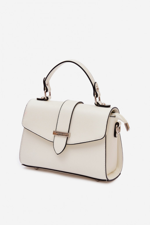 Handheld Briefträger mit Zierstreifen elfenbeinfarbe Belveta