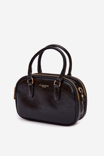 Handheld Typu Stamm Klein aus Öko-Leder SchZuarz Soraya 2