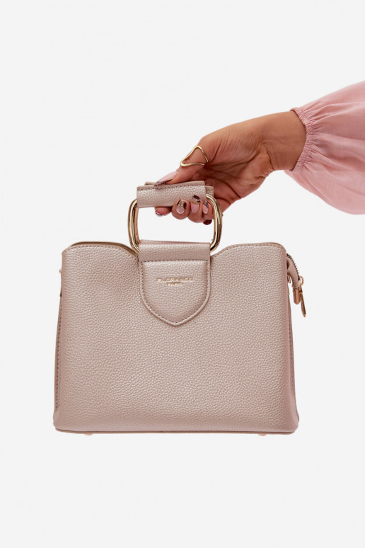 Handheld Stamm Klein aus Öko-Leder goldene Farbe Lorielle