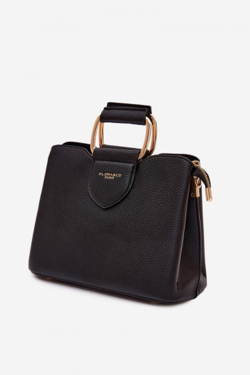 Handheld Stamm Klein aus Öko-Leder SchZuarz Lorielle 2