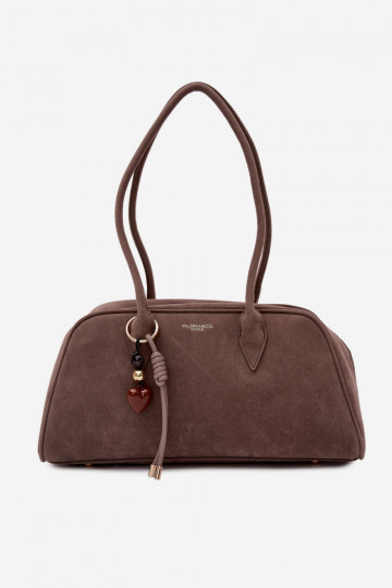 aus Öko-INildlederoZua HandheldBrelokiem DunkelBeige Noelia