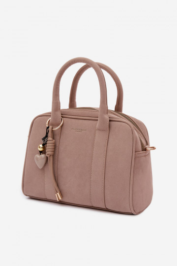 Handheld Typu Stamm aus Öko-INildlederoZuaBrelokiem elfenbeinfarbe Sorielle 2