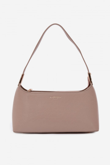 Tasche aus Kunstleder in beiger Farbe Tielle
