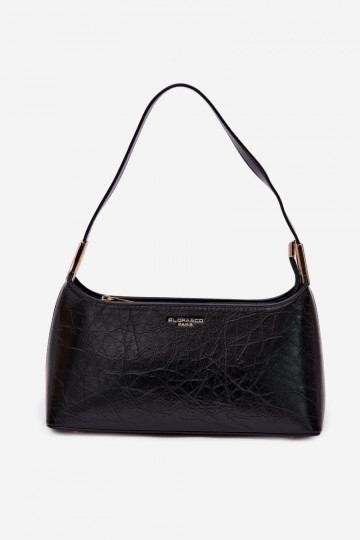 Tasche aus Kunstleder in schwarzer Farbe Tielle