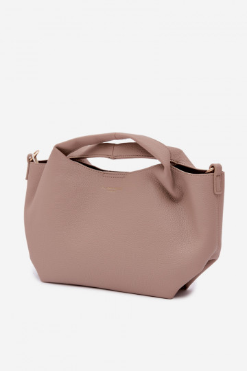Tasche aus Kunstleder in elfenbeinfarbener Farbe Corisse 2